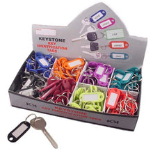 Plastic Key Tags – 200 Pack | Customizable ID Tags with Clear Plastic Insert for Easy Key Organization