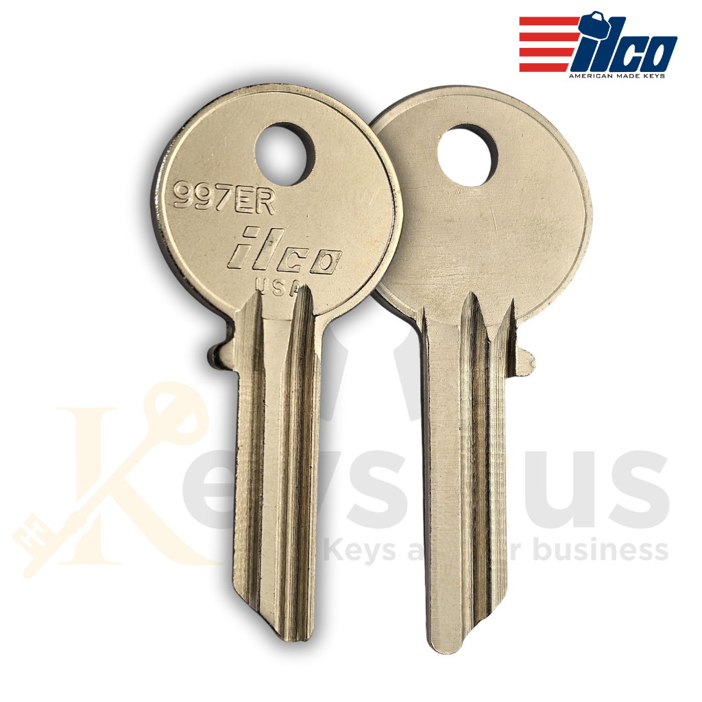 997ER Key Blank 10Pack – Yale, Abus, Chateau Padlock and Cabinet Key