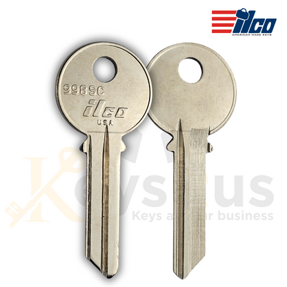 ILCO 998SC / Y118 Key Blanks – 10 Pack | SC Section | Compatible with Yale Locks | 6-Pin Nickel-Plated Brass