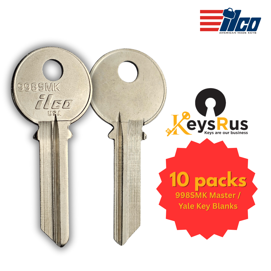 998SMK MASTER / YALE 10/Pack Ilco key Blank