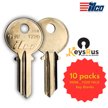 999B / Y220 YALE Key Blank – 10/Pack