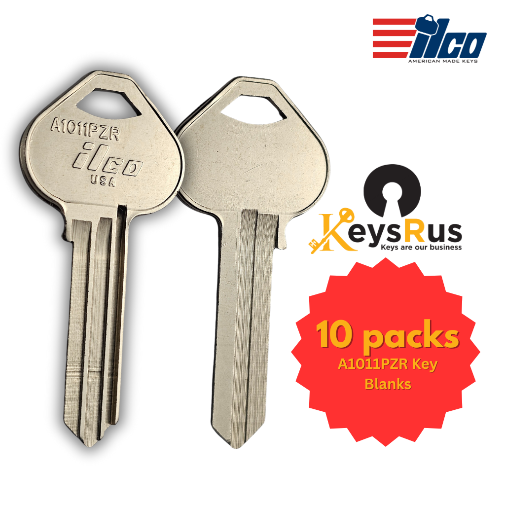 A1011PZR Key blanks for Residential & Commercial Keys 10/pack ILCO