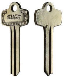 ILCO A1114E SFIC Key Blank – E Section – 5/6/7 Pin – 10/Pack | Compatible with Best Interchangeable Core Locks | Nickel Silver