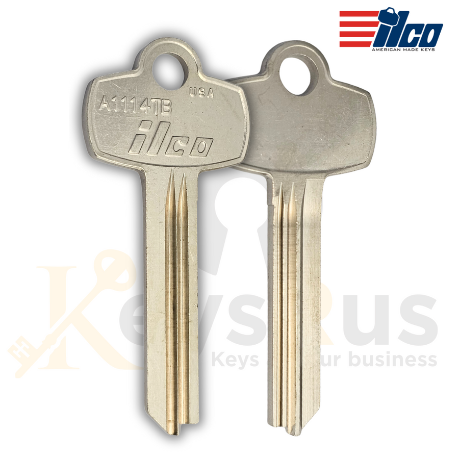 A1114TB Key Blanks, TB Section SFIC, 10-Pack, ILCO Compatible with Best Interchangeable Core Locks