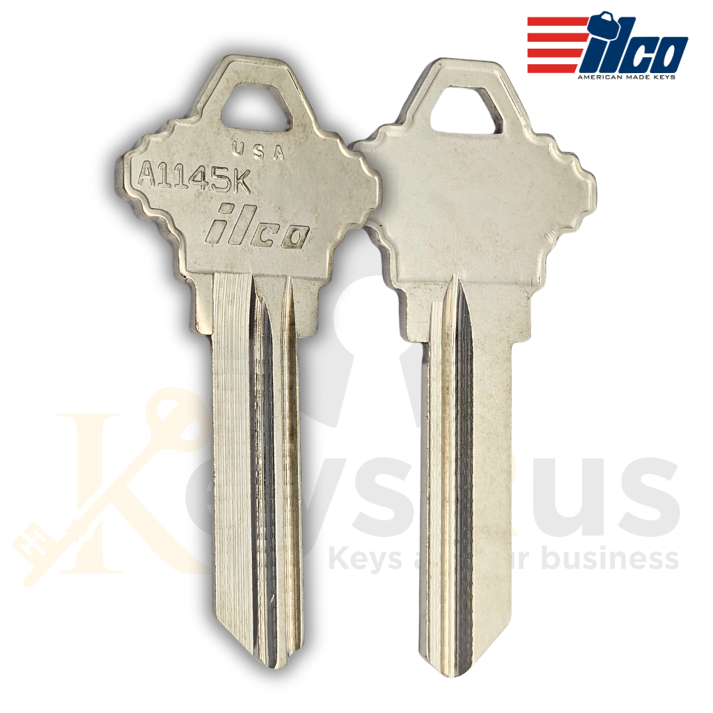 A1145K / SC18 Key Blanks – 6-Pin – Brass – K Section – 10 Pack – Uncut for Schlage-Compatible Locks 🔑 Product Overview The A1145K / SC18 Key Blanks – 10 Pack offers professional-grade, blanks