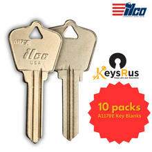 A1179E Key Blanks – 10-Pack – Durable Replacement Keys