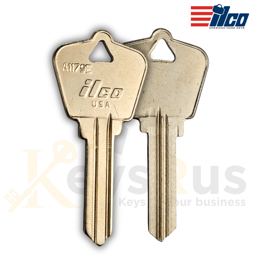 A1179E Key Blanks, 10-Pack, Durable Replacement Keys
