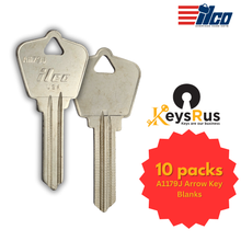 A1179J Arrow Key Blanks – 10/Pack ILCO | Durable Locksmith Key Blanks