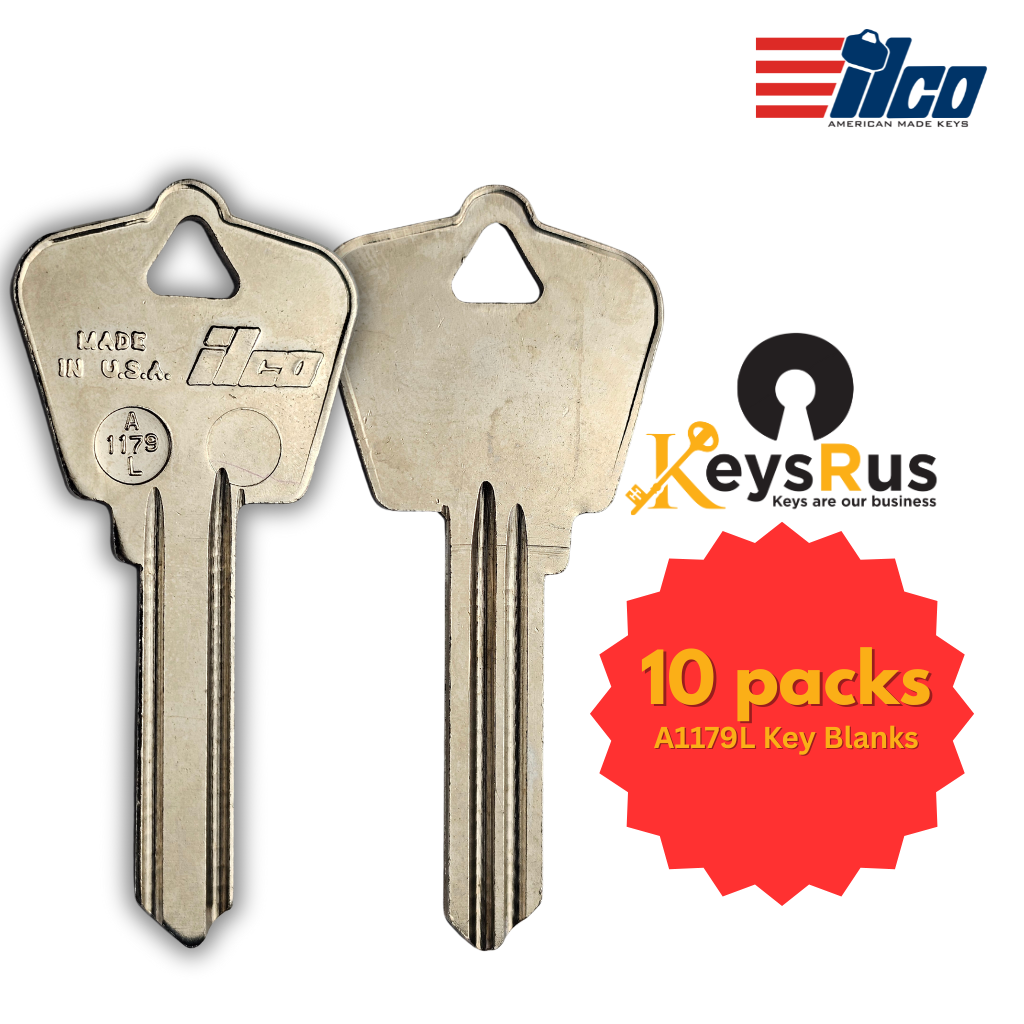 A1179L Key Blanks – 10/Pack