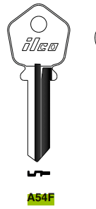 A54F Key Blanks for Residential &amp; Commercial Locks – 10-Pack (ILCO)