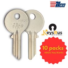 AB62C Key Blanks – 10-Pack – Durable and Reliable Replacement Keys for High-Security Locks