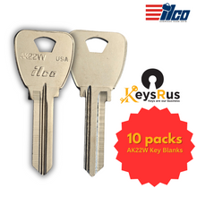 AK22W Key Blanks for Amerock Cabinet &amp; Furniture Locks – 10-Pack (ILCO)