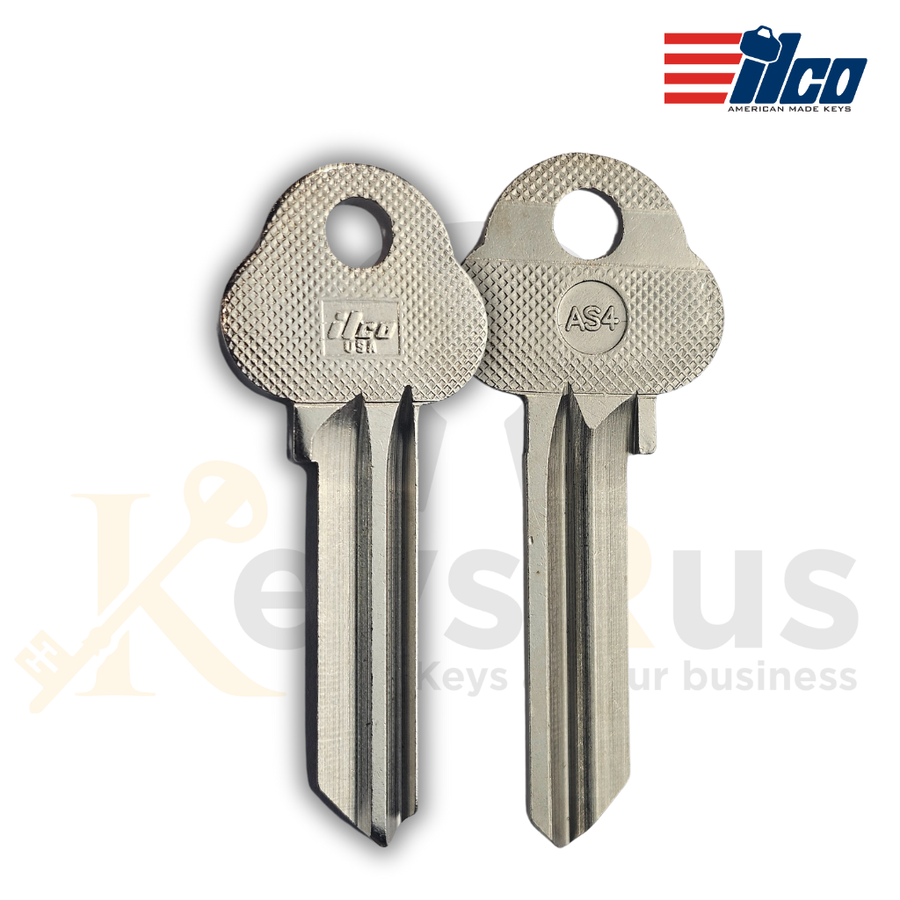 AS4 / ASS12R / A34M Key Blanks, 10-Pack, Compatible with ASSA High-Security Lock Systems