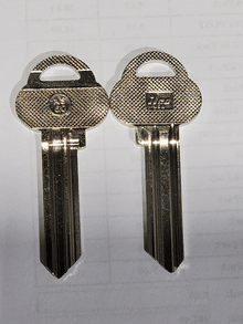 Ilco AS60 / ASS82R / A35GS Key Blanks – 10-Pack | Premium Brass Key Blanks for Assa Lock Systems