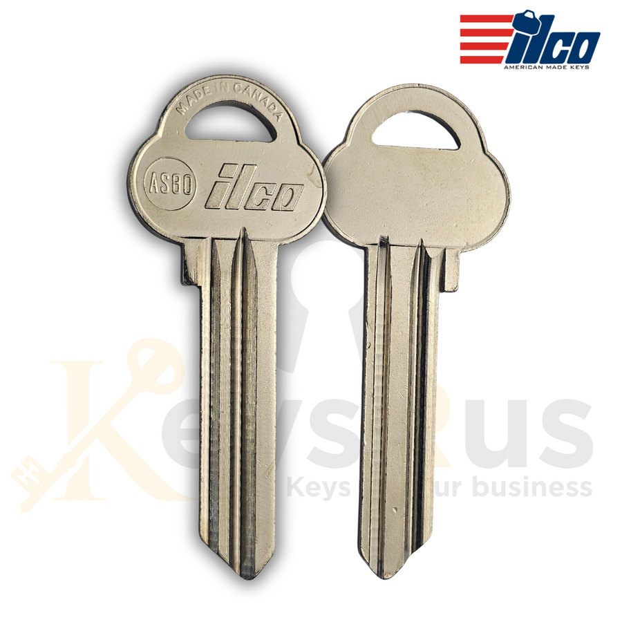 AS80 Key Blank, Yale/Art Steel File Cabinet & Furniture Key (ILCO S1041JA)