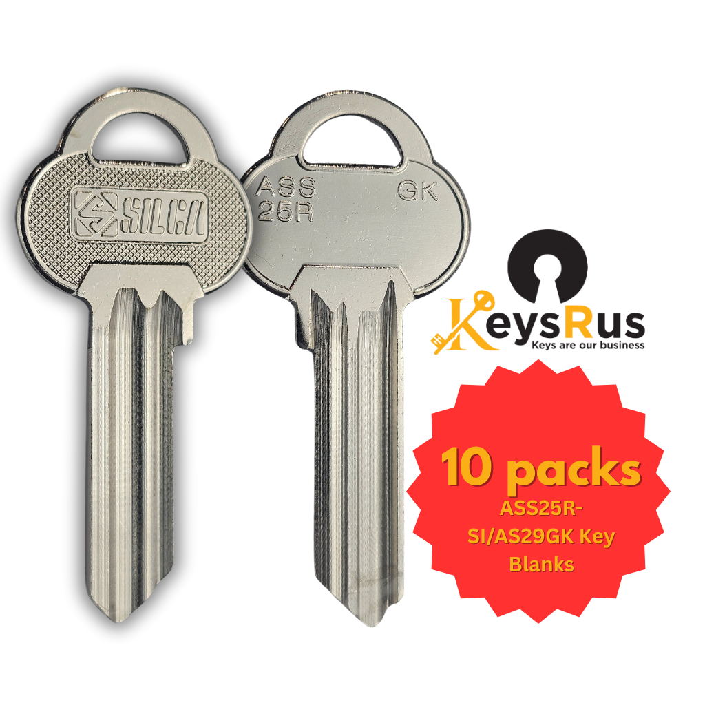 ASS25R-SI/AS29GK 10-Pack Key Blanks