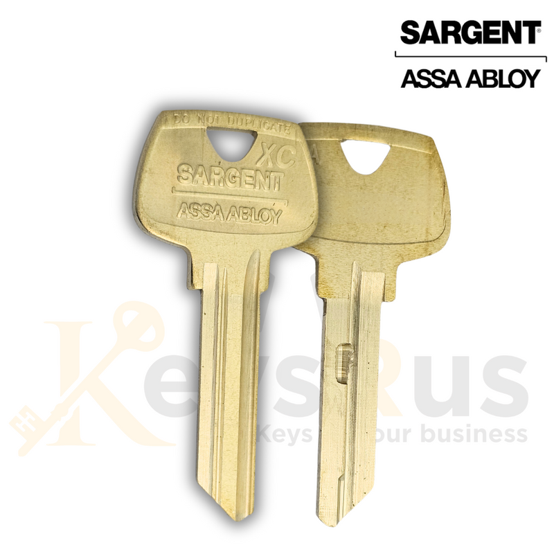 ASSA-LA-XC Sargent 6-pin high-security key blank