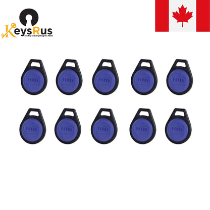 OEM Blank HID ICLASS 13.56 MHz LEGACY 2K KEY FOB TAG | 10 pc