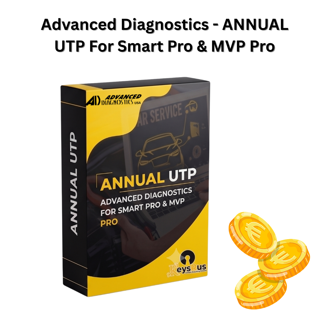 Advanced Diagnostics Annual UTP (Unlimited Token Plan) for Smart Pro Key Programmers