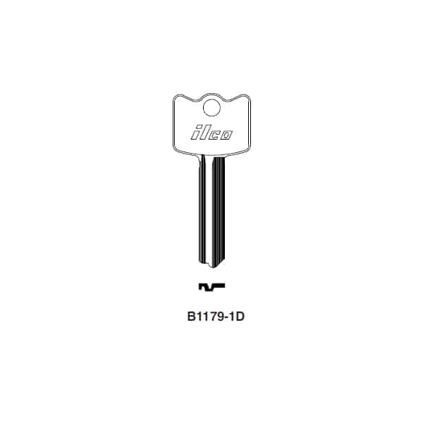 B1179-1D / CH1D Key Blanks – 10 Pack