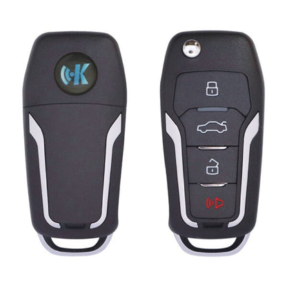 KEYDIY – Ford Style 4-Button Universal Flip Key Remote (KD-B12-4)