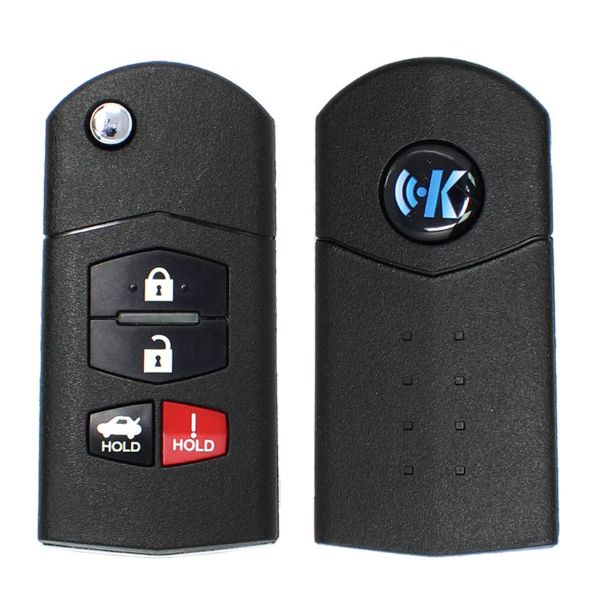 KEYDIY – Mazda Style 4-Button Universal Flip Key Remote (KD-B14-4) | B-Series
