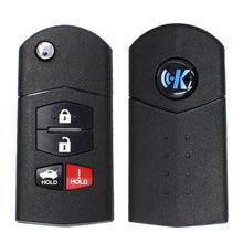KEYDIY – Mazda Style 4-Button Universal Flip Key Remote (KD-B14-4) | B-Series