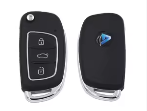 KEYDIY – Hyundai Style 3-Button Universal Flip Key Remote / Black (KD-B16)