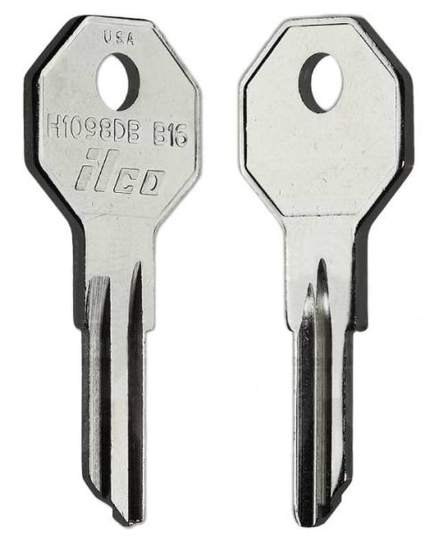 ILCO H1098DB / B16 Boat Key Blank – 10/Pack