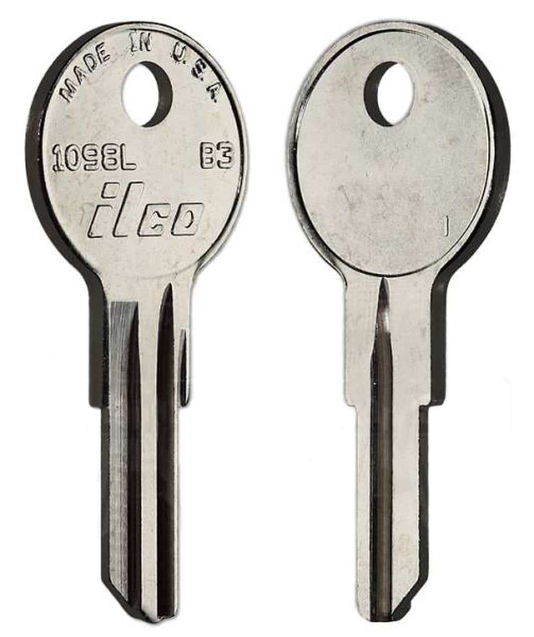 ILCO 1098L / B3 Boat Key Blank – 10/Pack