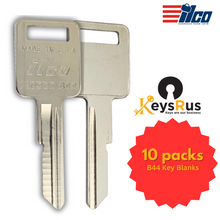 B44 / GM - E Key Blanks – 10-Pack | Brass Key Blanks for Utility, Cabinet, and Equipment Locks