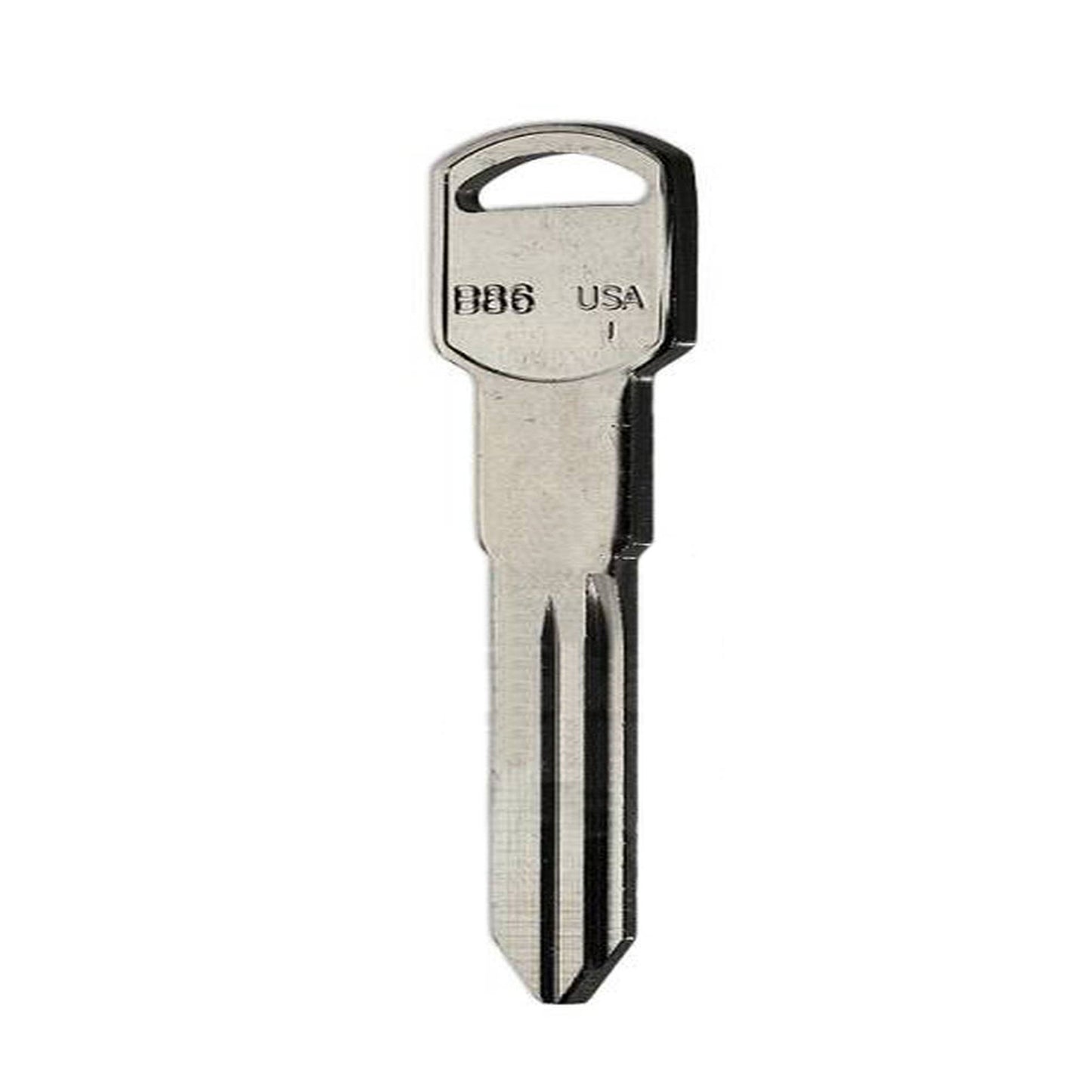B86 / GM39 Service Key Blank – For GM Vehicles (Service Key Use) – 10 Pack