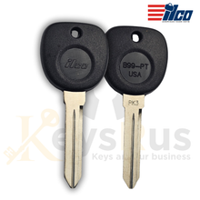B99-PT GM Transponder Key – ILCO | Megamos 13 Chip | B102 Test Key | 1999–2009 GM Vehicles