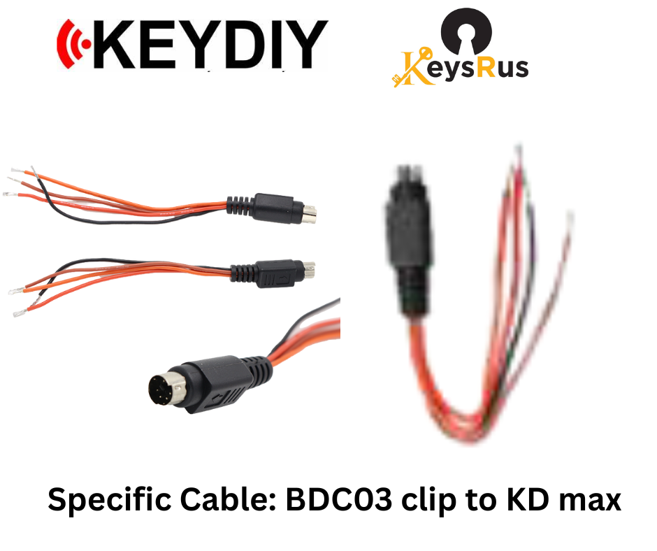 KEYDIY BDC03 Clip to KD MAX Cable – BMW BDC3 Programming Adapter Cable