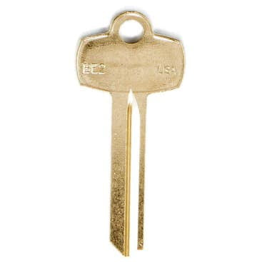 BE2-BR Key Blanks – 50-Pack – High-Quality Replacement Keys for Various Locks
