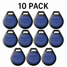 HID iCLASS SE 13.56MHz 2K Blue Key Fob – Blank Credential | 10 Pack | High-Security RFID Access