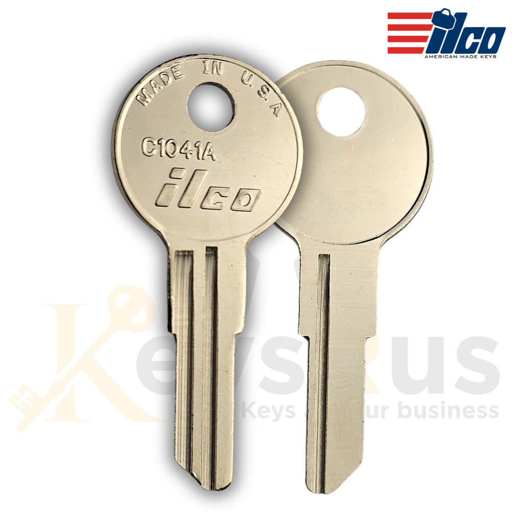 C1041A / CG31 Key Blanks – 10 Pack | ILCO | Compatible with Chicago Lock Systems | Residential & Commercial Use