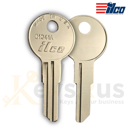 C1041A / CG31 Key Blanks – 10 Pack | ILCO | Compatible with Chicago Lock Systems | Residential & Commercial Use