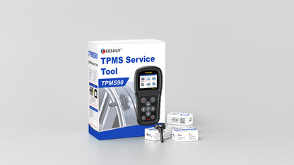 CGSULIT TPMS90  New Release  – Advanced TPMS Relearn & Programming Tool – 315/433 MHz – TS01 Sensor Support – OBDII + CAN FD – Free Lifetime Updates via Wi-Fi/USB