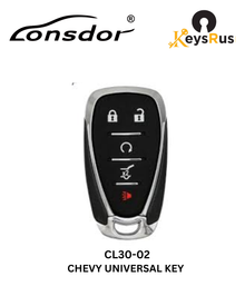 Lonsdor – CL30-02 Chevrolet Style – 4-Button Universal Smart Key – ID46+ID49+1D4A – Adjustable Frequency