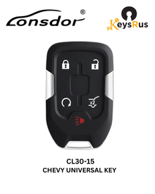 Lonsdor – CL30-21 Chevrolet Style – 4-Button Universal Smart Key – ID46+ID49+1D4A – Adjustable Frequencyy