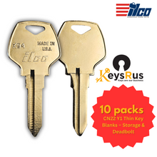 CN22 Y1 Thin Key Blanks – Storage & Deadbolt – 10/Pack KEYSRUS