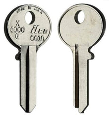 ILCO X1000G / CO10 Key Blanks – 10 Pack | Durable Brass Blanks for Residential & Commercial Locks
