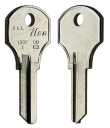 ILCO 1000X / CO63 Key Blanks – 10 Pack | 5-Pin Nickel-Plated Brass for CCL & Kennedy Toolbox Locks