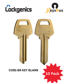 CO91-BR Key Blanks – 10 Pack