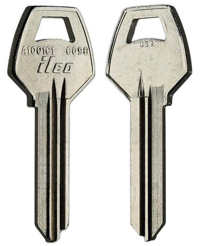 ILCO A1001C1 Key Blank – 59C1 Section CO98 – 6 Pin for Corbin Locks | Nickel Plated Brass | 10 Pack