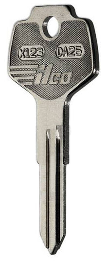 Taylor X123 / DA25 Key Blanks – 10 Pack | All-Metal Automotive Key Blanks for Nissan, Subaru, Daewoo, Gas Caps & More