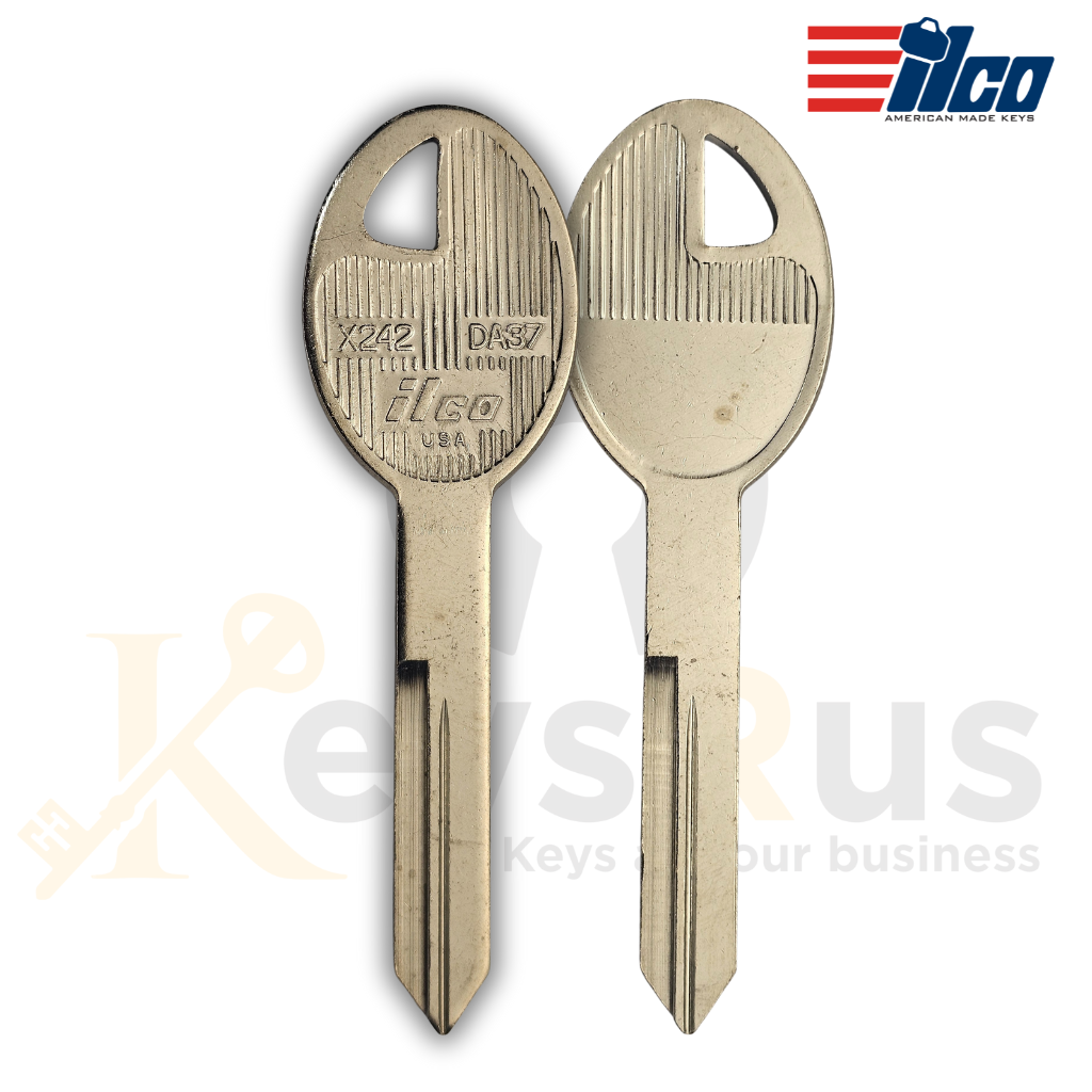 DA37 / X242 Nissan Auto Key Blanks – 10 Pack | Compatible with Nissan Quest 1996–2003