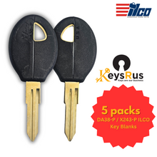 DA38-P / X243-P ILCO Key Blanks – 5/Pack | Durable & Reliable