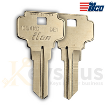 DE1 / 1054KD Key Blanks for Residential & Commercial Locks – 10-Pack (ILCO)